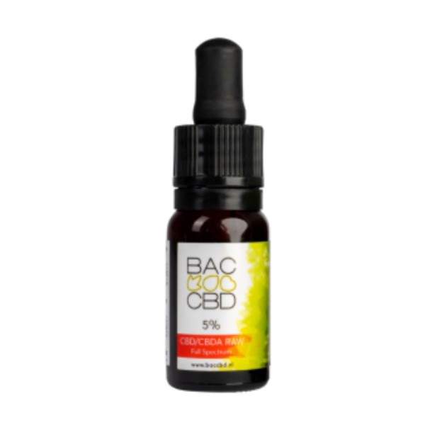 BAC CBD – 5% Full Spectrum CBD / CBDA RAW olie