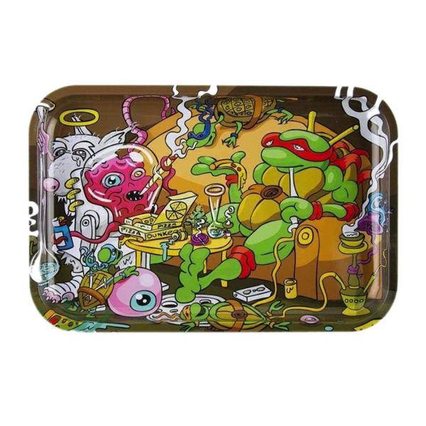 Metal Rolling Tray - Pizza Delivery
