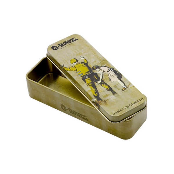 Tin Storage Box - Banksy's 'Soldier Frisked'