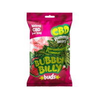 Bubbly Billy Buds Strawberry CBD Gummy Bears 300mg - 100g