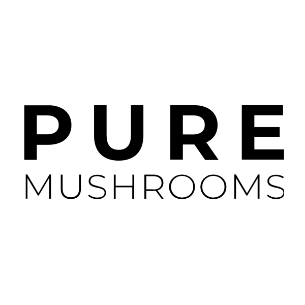 Logo van Pure Mushrooms paddenstoelen extractie